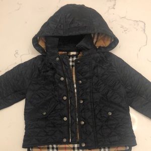 Kids Burberry quilted jacket